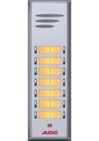 Audıo 14 Lü Hoparlörlü Zil Paneli Çift Sıra