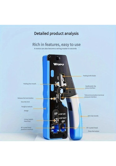 Xuweiwei Woputopus Profesyonel Kategori 7 6 Kristal Basli Kivirma Pensesi Wq04s 37022 Ev Kullanimi Icin Guclu Dayanikli Modern Tasarim