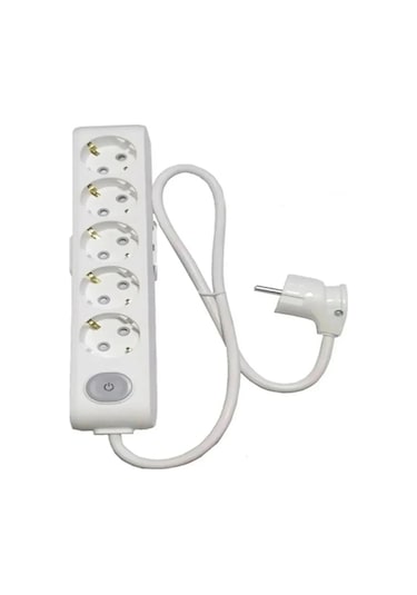 Multi-let 5'li Anahtarlı 9 Metre Topraklı Çocuk Korumalı Kablolu Grup Priz