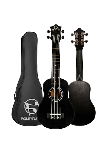 Fourtune Loki Sp-21bk Soprano Siyah Ukulele Seti Başlangıç Seviye Siyah