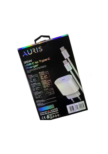 Auris ARS-CH38 35 W İphone 15 Usb-c To Usb-c Şarj Başlığı + Kablo Seti