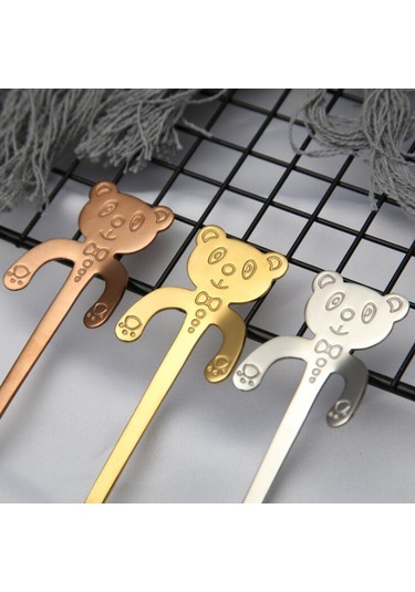 Kosona 304 Paslanmaz Çelik Kupa Asma Kase, Kafa Desenli Kawaii Kahve Kaşığı, Dondurma Kaşığı, Mor Renkli, Yiyecek Dereceli, Dayanıklı Diğer