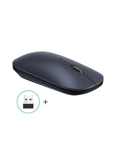 Prestigegoods Ugreen Mu001 Kablosuz Optik Mouse, Akıllı Güç Modu, Sessiz, 18 Ay Pil Ömrü, 10m Mesafe, Oyun İçin Optimal MU001