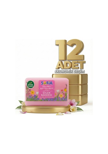 Safia Gliserinli Çiçek Bahcesi Banyo Sabunu 12x150 Gr Gliserin