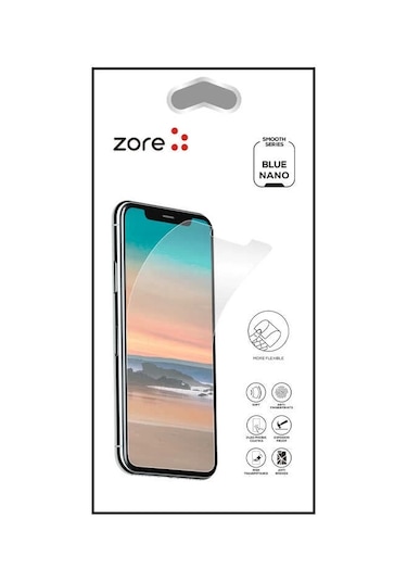 Apple Uyumlu iPhone 13 Zore Blue Nano Ekran Koruyucu