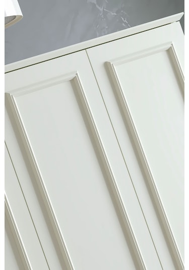 Sarmobi Mira 6 Kapaklı 2 Çekmeceli Dolap 54mra600103ayay Bej