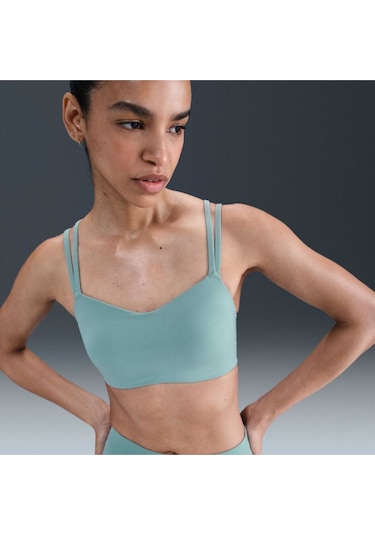 Zenvy Strappy Women's Light-support Padded Sports Bra Sprınt Sport Yeşil