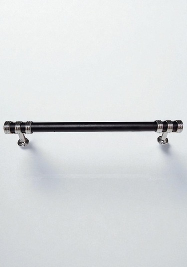 Nesli Alüminyum Metal Lüks Modern Mobilya Çekmece Mutfak Dolabı Kulpu Siyah-krom 160mm Siyah - Krom