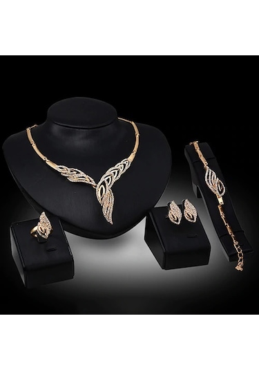 2020 Moda Kolye, Tam Takı Seti 18 Gp Sevgililer Günü