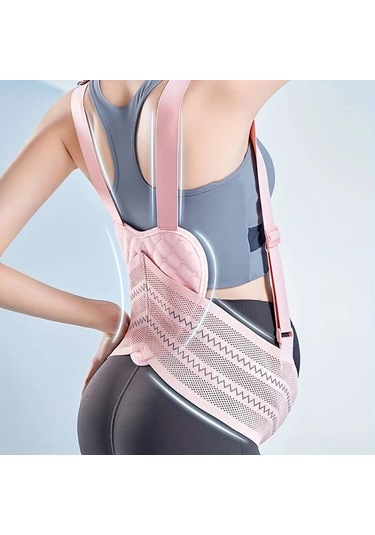 Elmpaly Hamilelik Korse Açık Kahverengi Xl Nefes Alabilir Karın Askısı Gebelikte Rahatlık