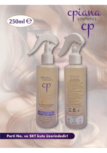 Saç Bakım Kompleksi - Dökülme Karşıtı &bakım Argan Yağlı 250ml