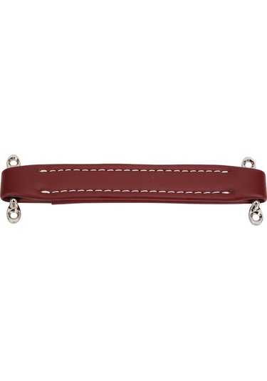 Hfambition Kahverengi Kırmızı Pu Deri Ve Metal Gitar Amfi Kolu, Ampeg Ve Vintage Hoparlör Kabineleri İçin Sağlam Ve Konforlu Tutamak