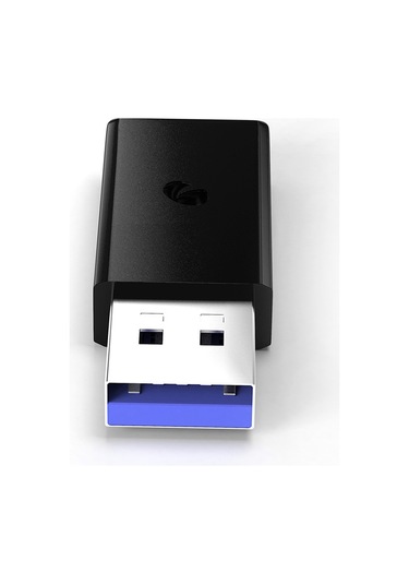 Konesam Ts-tc004 Usb 3.0 Erkekden Type-c Dişiye Adaptörü, Hızlı Veri Transferi Ve Şarj, Abs Malzeme, Siyah, Plug & Play