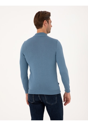 Pierre Cardin Erkek Mavi Kazak /triko 50314176-vr036 Mavi