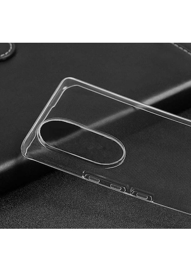 Huawei Nova 9 Kılıf Hptk Süper Silikon Kapak - Renksiz Renksiz