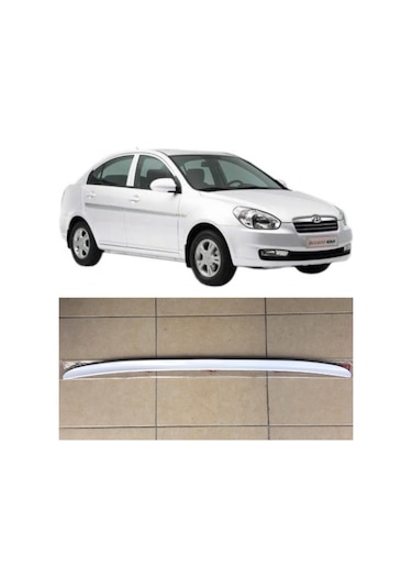 Hyundai Accent Era Bagaj Üstü Spoiler Bagaj Çıtası Parlak Beyaz