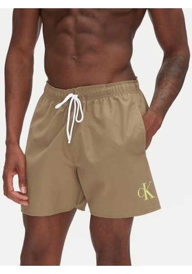 Calvin Klein Şort-7676 Yeşil