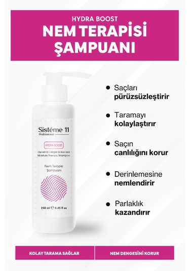 Sisteme 11 Nem Terapisi Şampuan 250 Ml