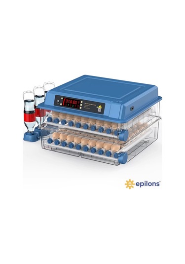 Tam Otomatik 120 Yumurta Kapasiteli Kuluçka Makinesi - Civciv Kaz Hindi Ördek İçin Wifi Kameralı Yedek Motorlu Set