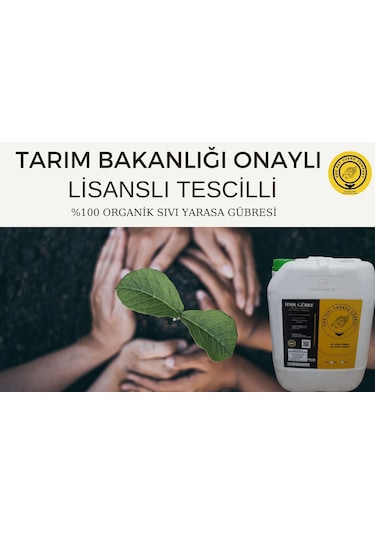%100 Organik Hmk Sıvı Yarasa Gübresi 20 Litre (Konsantre)