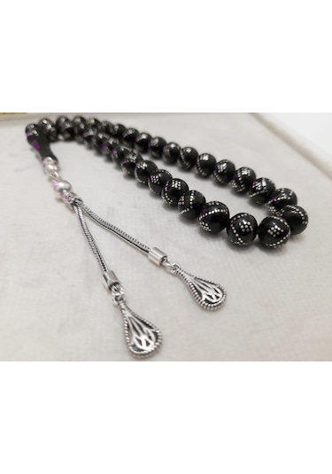 Soma Tesbih Ayhan Demircan Usta Gümüş İşleme Gümüş Çakım Bilek Boy Tesbih