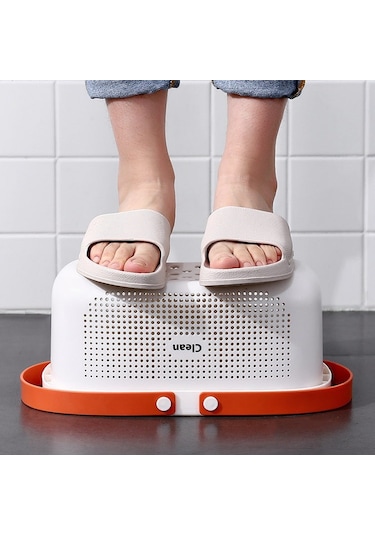 Reedark Yeşil Küçük Banyo Sepeti - 21.5 14.5 15.5 Cm, Su Çıkaran Tasarım, Dayanıklı Plastik, Tuvalet Malzemeleri Depolama, Taşınabilir Banyo Organizer Diğer