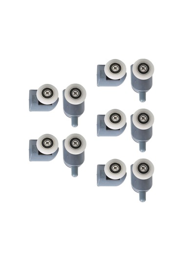 Kavisli Duşlar İçin Cam Kapı Rayları, Yaylı Hareketli Banyo Yedek Parçaları, Pürüzsüz Kayma, Darbeye Dayanıklı Ve Sessiz Pa