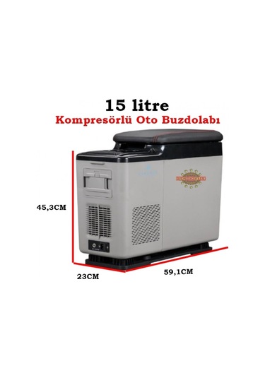 Evacool EVA15 12/24V 15 Litre Kompresörlü Oto Buzdolabı