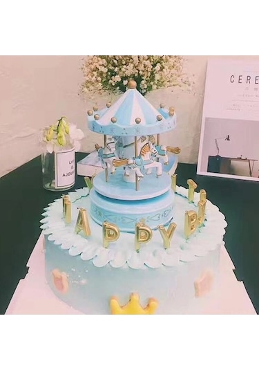 Ulzyvf Çocuklar İçin Renkli At Kutusu - Led Işıklı Bebek Oyuncak - Doğum Günü Hediyesi