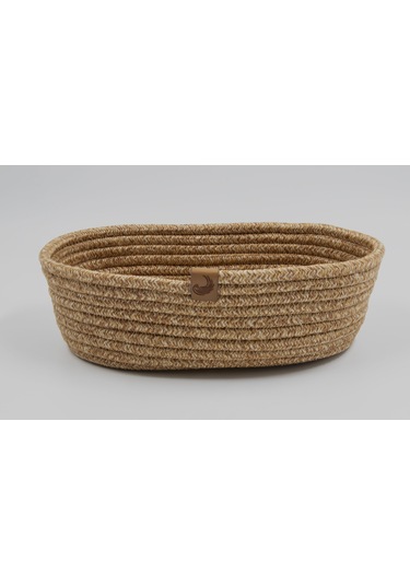 Klappe Design Hasır Ekmek Sepeti, Takı Sepeti 20x26x8cm