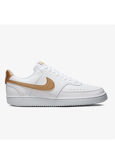 Nike Court Vision Lo Nn Kadın Sneaker Ayakkabı Beyaz Altın Beyaz Altın