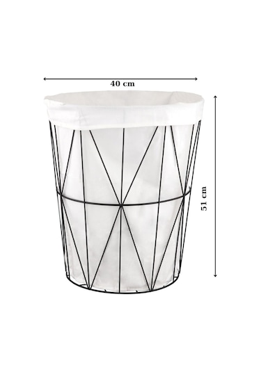 TEKNOTEL  BEZLİ 2 ADET ORGANİZER SEPET BEYAZ MG012