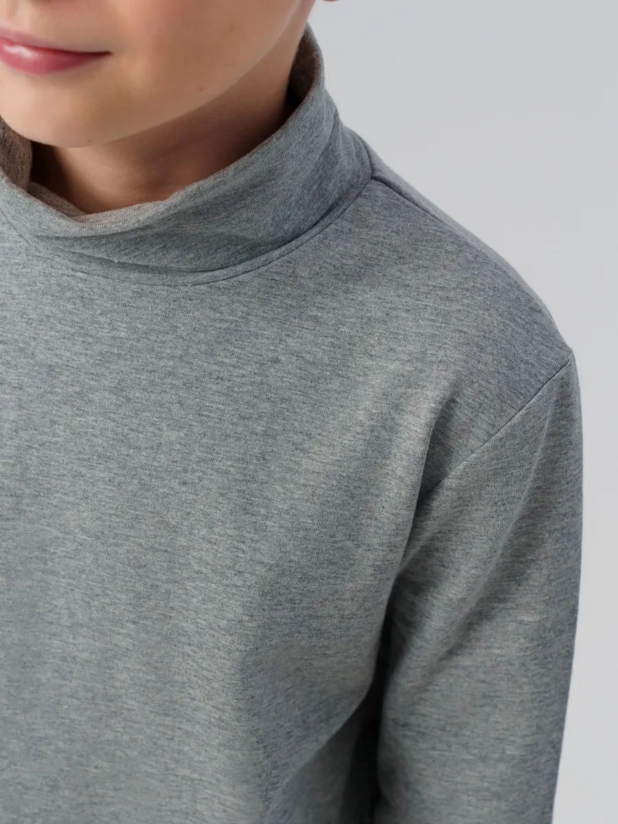 Playtoday Triko Boğazlı Yaka Kazak 13828860 Gri