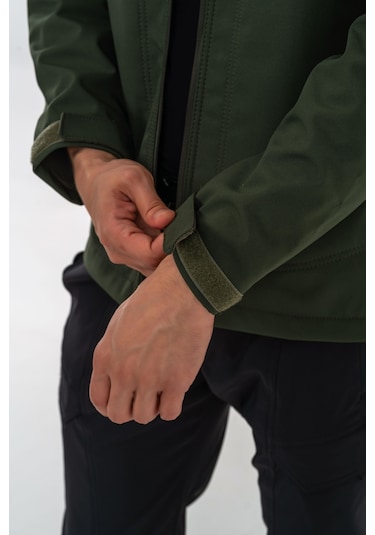 Tactical Mont Su Ve Rüzgâr Geçirmez Softjell Outdoor Motorcu Montu - 314-756-haki