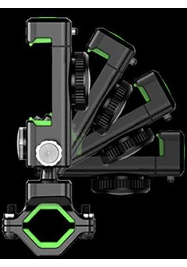 Bisiklet Motosiklet Gidon Direksiyon Telefon Tutucu Pusula ve Sarsmaz Kilitleme (4-6 inç Uyumlu)