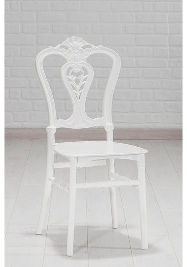 2 Adet Carisma Beyaz Pratik Sandalye / Balkon-bahçe-mutfak