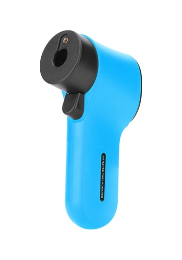 Hw550 Dijital Lcd Kızılötesi Termometre Temassız Lazer Endüstriyel Pirometre Sıcaklık Tabancası - Mavi