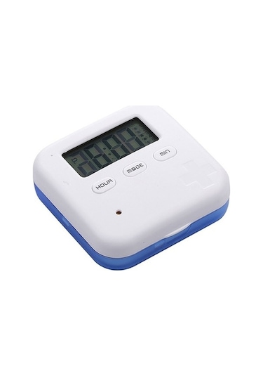 Tongxida Bosphorusboutique Zamanlama Taşınabilir Sones Mavi Kutusu Kutusu İlaç Depolama Akıllı Bc Mavi Mavi