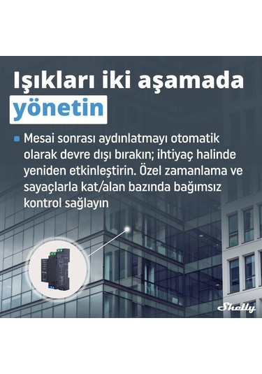 Shelly Pro 2 Dın Ray 2 Kanal Akıllı Röle