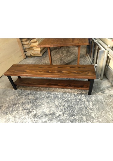 Bintaşmobilya Ceviz Rengi Kütük Tv Sehpasi