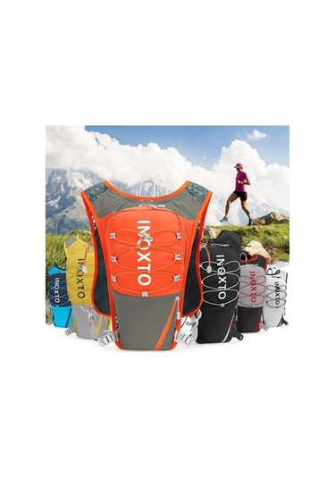 Dancemonkey 5l Kapasiteli Su Çantası, Koşu-yürüyüş-süreyiş İçin Turuncu, Ha Açık Çanta Naylon Hidrasyon Paketi Turuncu