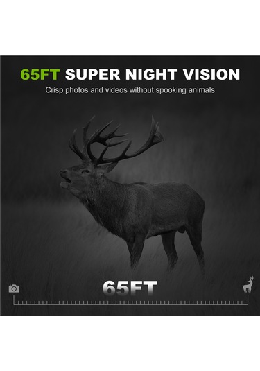 Geeksen Kamerası Avcılık Ve İz Sürme Kamerası 32mp Yüksek Netlikli Kızılötesi Ip66 Su Geçirmez Wi