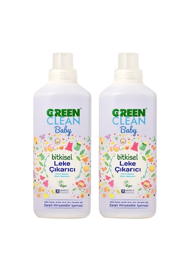 U Green Clean Baby Bitkisel Leke Çıkarıcı 2 x 1000 ML