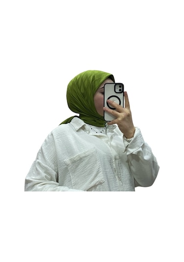Losyana Jakarlı Su Yolu Desenli Eşarp 1034 Fıstık Yeşili