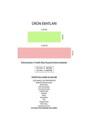 Çok Amaçlı Kaymaz Dolap Içi Çekmece Raf Vitrin Örtüsü Düzbeyaz 001