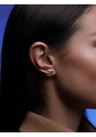 Luchi Jewellery Tırmanıcılar Gümüş Kanat Şekilli 228182049 Gümüş