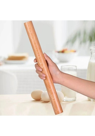 2024 Yeni Kayın Katı Ahşap Ev Hamur Cilt Mini Merdaneler Pin