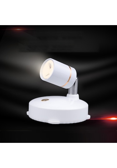 Vkemall Tl005-sın Pilli Led Spot Işık 2 Lümp+2 Kumanda - Uzaktan Kontrol, 200 /350 Döner, 4 Seviye Parlaklık - Sergi, Şarap Dolabı, Mükemmel Işıklandırma Diğer