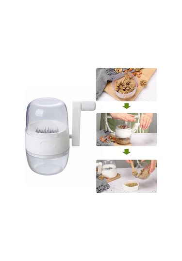 Kuruyemiş Kırıcı Kuru Meyve Kırıcı Çoklu Kırıcı Tüm Kuruyemişler İçin Uygundur, Badem, Fındık, Fıstık, Ceviz Ve Diğer Türleri Doğramak İçin Çok Uygundur5 Siyah