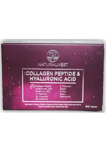 Naturalnest Collagen Peptide & Hyaluronik Asit 60 Tablet